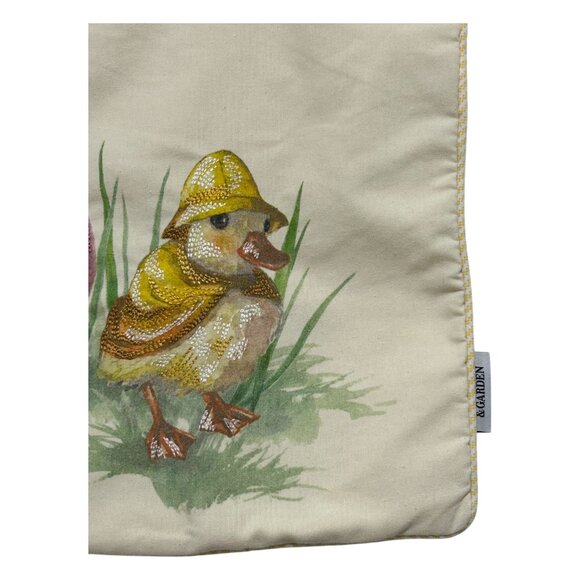 Home & Garden Decorative Pillow Cover Case With Bunny Pig Duck Rain Spring - Picture 6 of 16